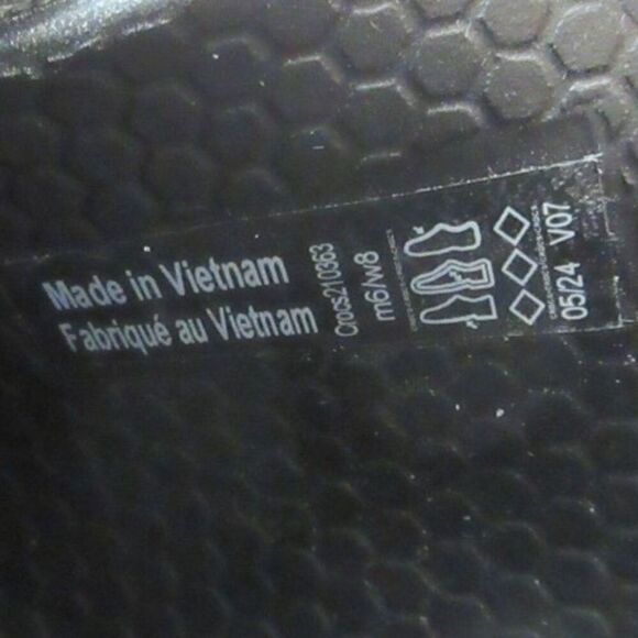 CROCS Stomp Metallic Penny Loafer Mens Sz 6 Black Silver Platform Clog Shoes NEW - Picture 7 of 11